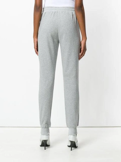 Shop Jonathan Simkhai Lace-up Detail Track Pants - Grey