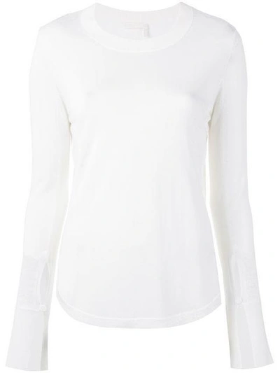 Shop Chloé Cuff Slit Jumper