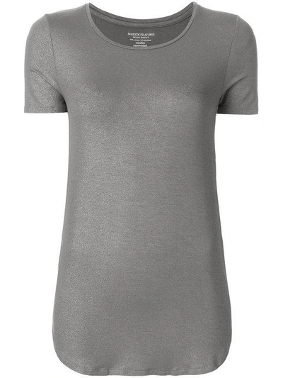 Shop Majestic Filatures Short Sleeve T-shirt - Grey