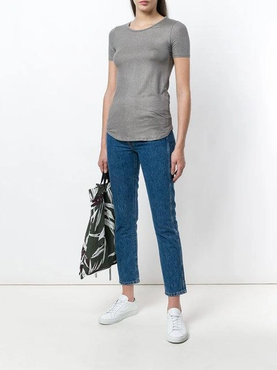 Shop Majestic Filatures Short Sleeve T-shirt - Grey