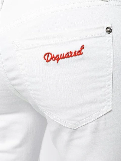 Shop Dsquared2 Twiggy Skinny Jeans In White