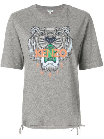 Shop Kenzo Tiger T-shirt - Grey
