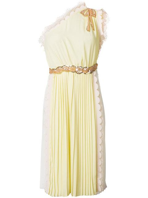 elisabetta franchi yellow dress