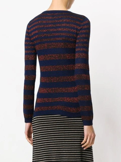 Shop Bella Freud Striped Sweater