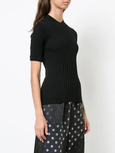 Shop Maison Margiela Slim Fit Turtleneck Sweater - Black