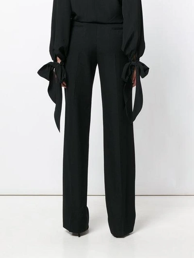 Shop Givenchy High-waist Tailored Trousers In Blue