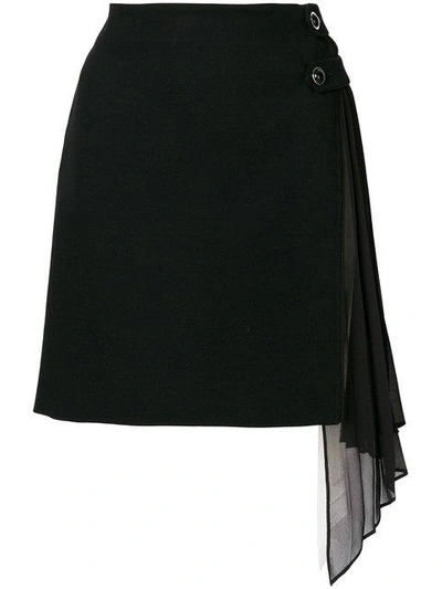 side frill fitted skirt