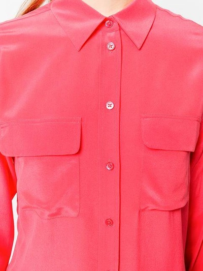 button pocket shirt