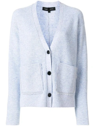 Shop Proenza Schouler Oversized Cardigan In Blue