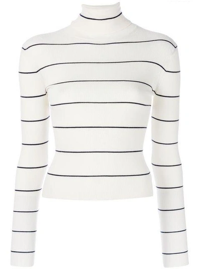 Shop Theory Striped Cropped Sweater