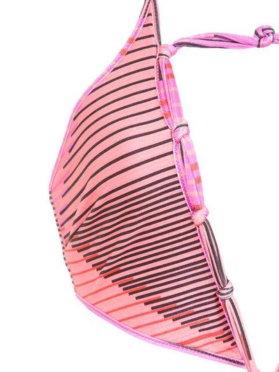 Shop Amir Slama Printed Cut Out Swimsuit In Pink