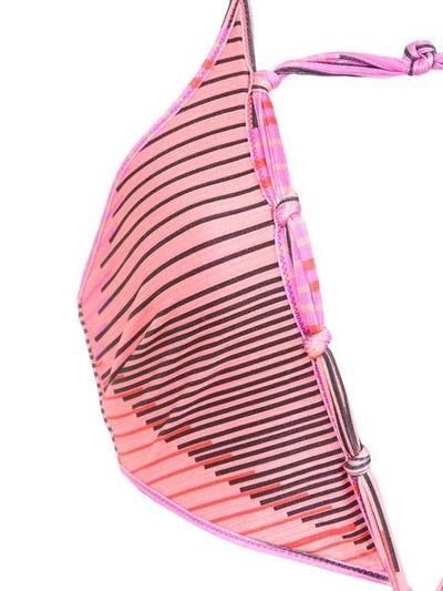 Amir Slama Printed Cut Out Swimsuit In Pink