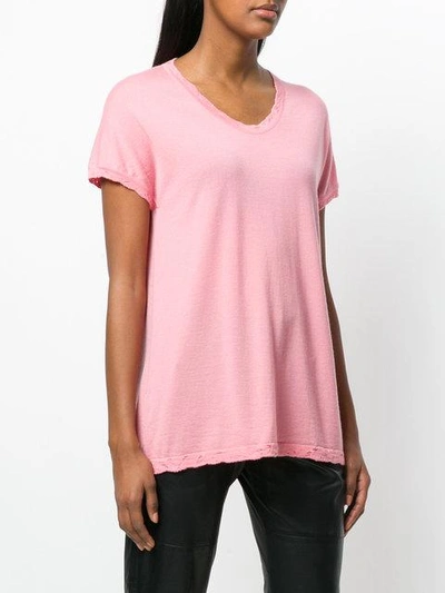 Shop Barrie V-neck T-shirt In Pink