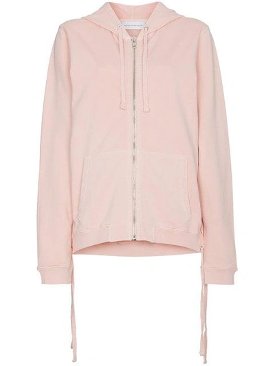 Shop Faith Connexion Printed Text Hoodie In Pink