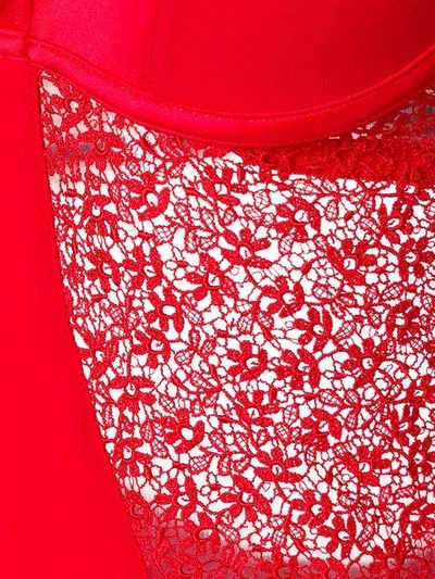 Shop La Perla Lace Body In Red