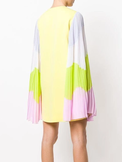 Shop Emilio Pucci Contrast-sleeves Dress In Yellow