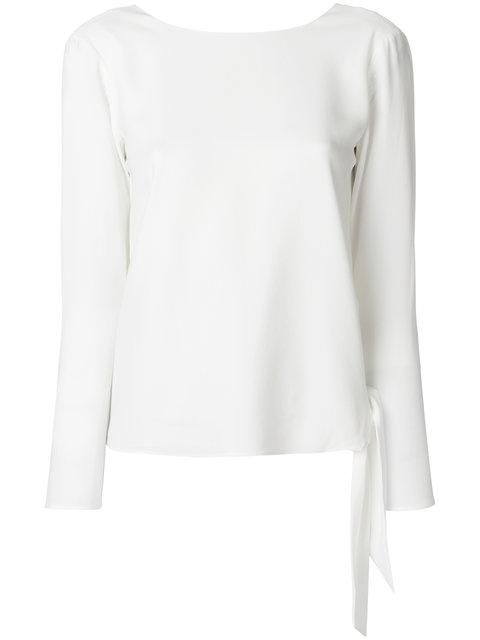 white long sleeve ralph lauren top