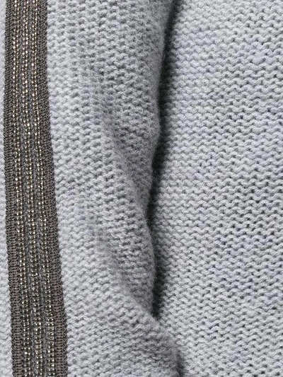 Shop Jo No Fui Tubular Neck Sweater In Grey