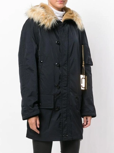 Shop Marc Jacobs Snorkel Coat In Black