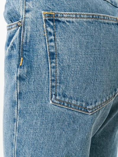 Shop Helmut Lang Cropped Jeans In Blue