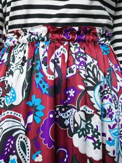paisley print maxi skirt