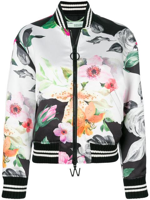 off white bomber jacket womens