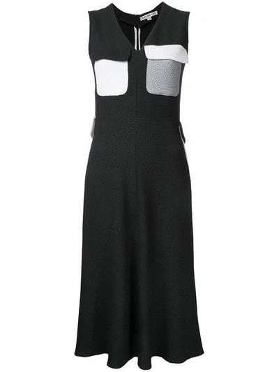 Shop Edeline Lee Ocean Park V-neck Dress In Black