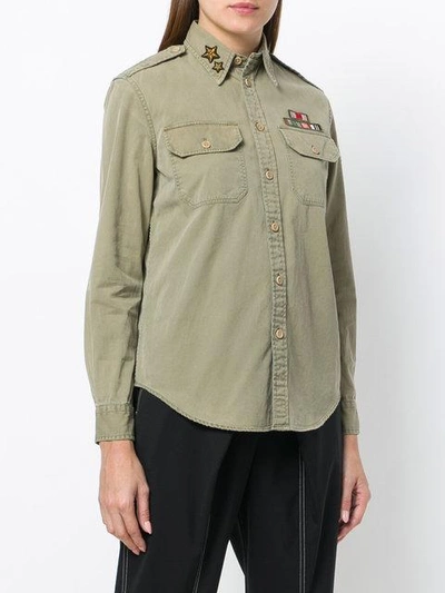 military-inspired shirt