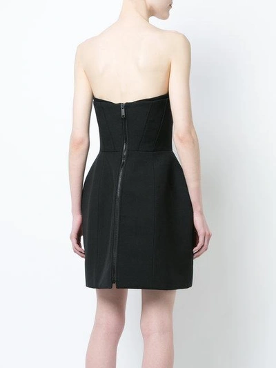 Shop Vera Wang Strapless Mini Bell Dress