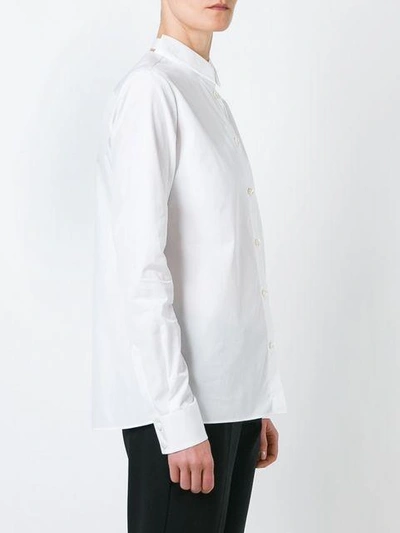Shop Maison Margiela Origami Collar Shirt - White