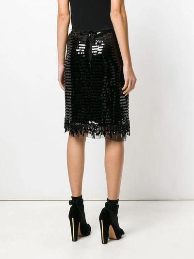 Shop Marc Jacobs Sequin Skirt In Black