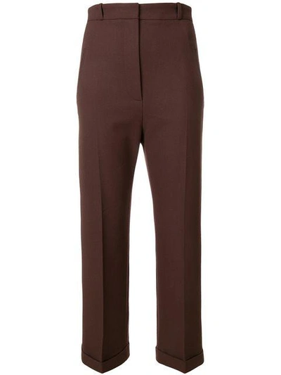 Shop Jacquemus High Waisted Trousers