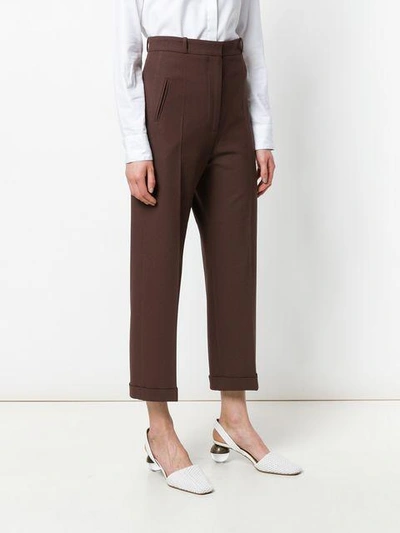 Shop Jacquemus High Waisted Trousers