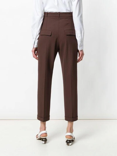 Shop Jacquemus High Waisted Trousers