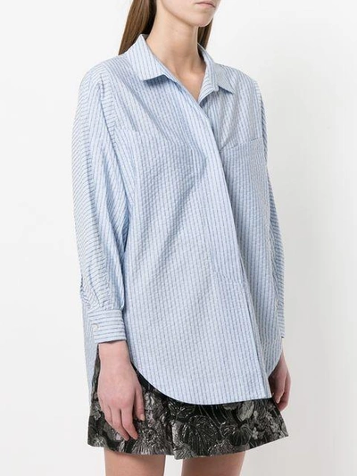 Shop Opening Ceremony Printed Logo Shirt In Blue