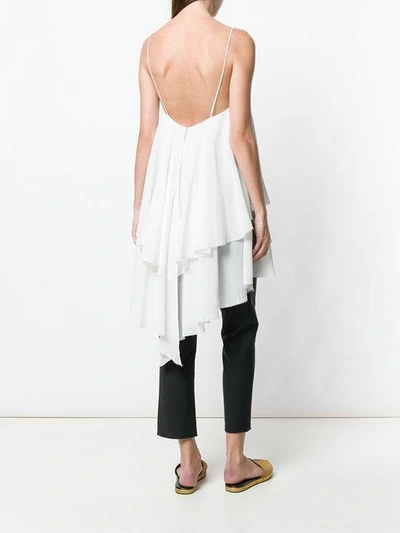 Shop Dušan Layered Tunic Top In White