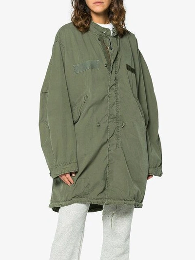 Shop R13 God Save America Coat - Green