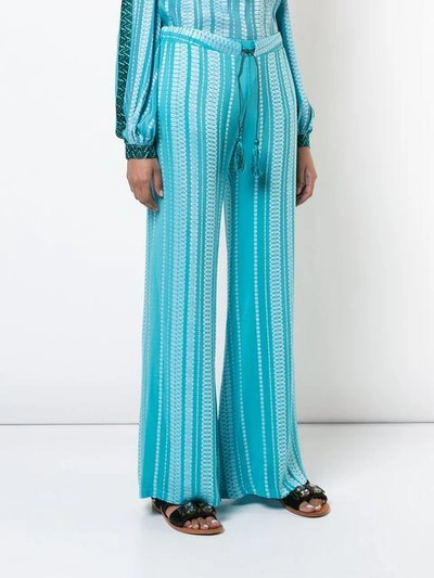 Zeus + Dione Alcestes Palazzo Pants In Blue