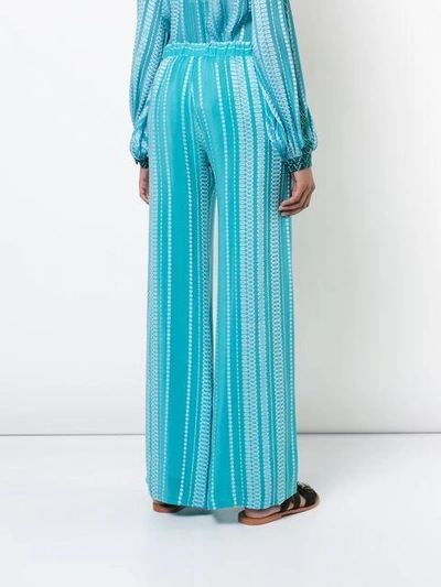 Zeus + Dione Alcestes Palazzo Pants In Blue