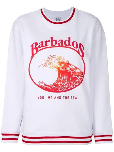 Shop Zoe Karssen Barbados Sweater In White