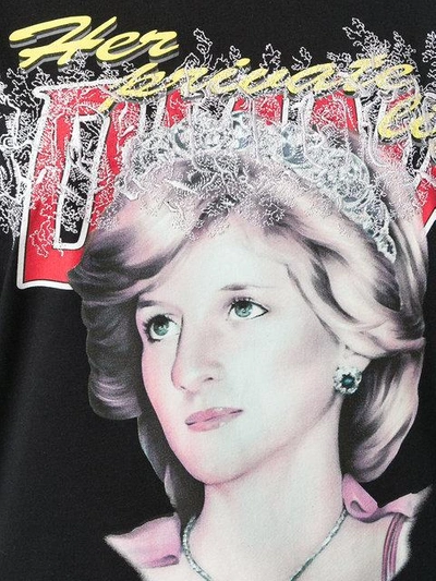 Lady Diana tribute print T-shirt