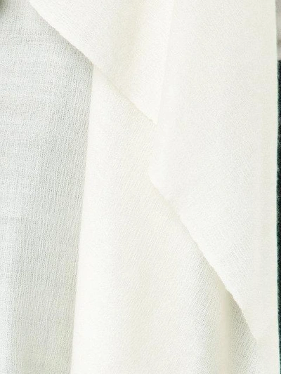 Denis Colomb Bi-colour Lightweight Jacket In White