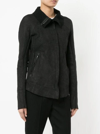 Shop Isaac Sellam Experience Zipped Leather Jacket
