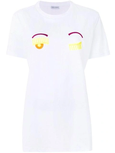 Shop Chiara Ferragni Flirting T-shirt - White