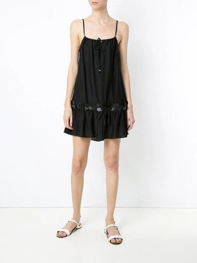Amir Slama Embellished Straight Dress In Black