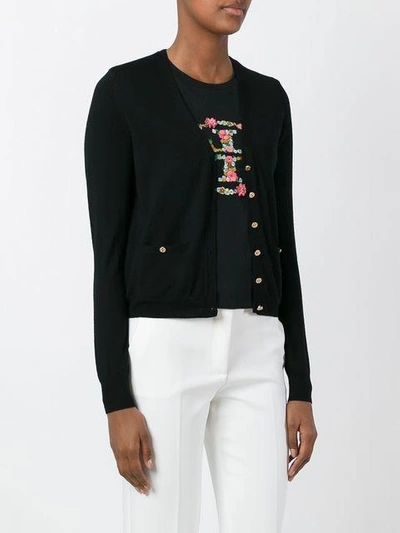 Shop Tory Burch Logo Button Cardigan