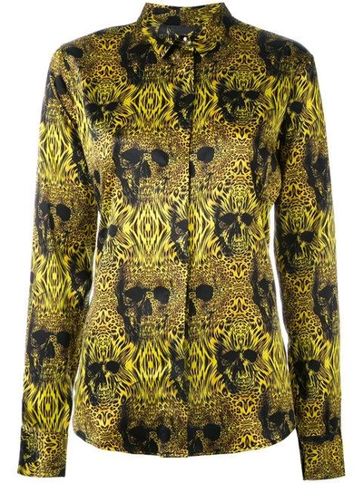 Shop Philipp Plein Shawn Shirt - Yellow