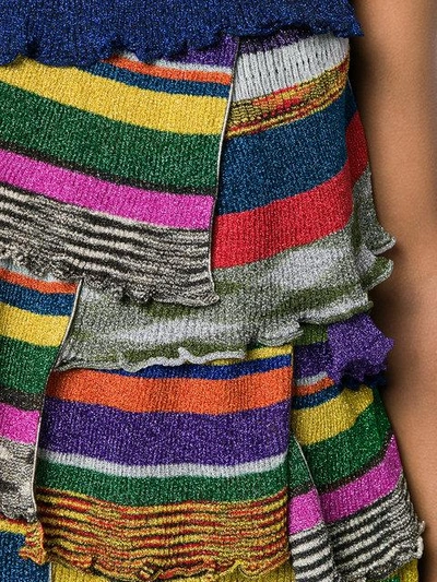 Shop Missoni Patchwork Layered Vest Top - Multicolour