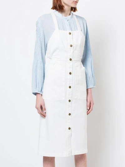 Shop Apiece Apart Apron-style Button Dress