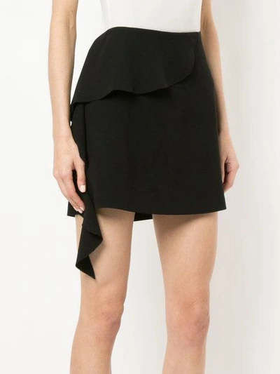 Shop Goen J Asymmetric Ruffled Mini Skirt